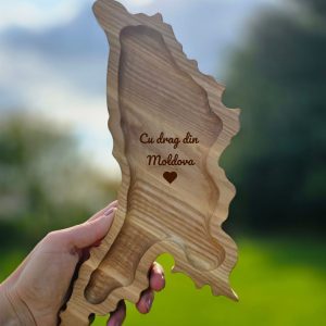 Platou Suvenir “Moldova” Personalizat