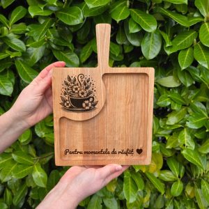 Platou Personalizat pentru Servire Ceai Cafea